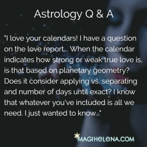 Astrology Q&A True Love Metrics