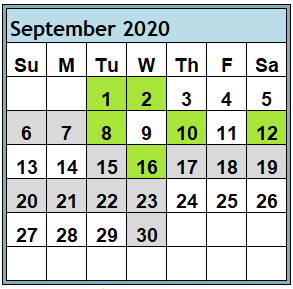 Magi Astrology Best & Worst Days Sept. 2020