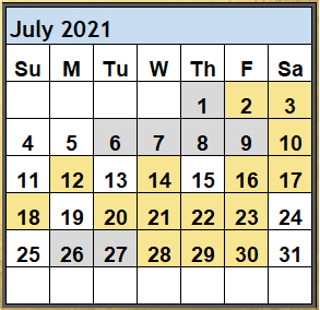 Magi Astrology Magi Helena Best Worst Days July 2021