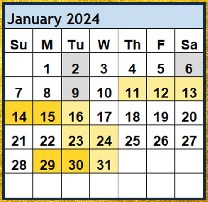 Magi Helena Best Worst Days December 2023 Scientific Multidimensional Astrology Astro-Calendar Astro Calendar Timing Calendar