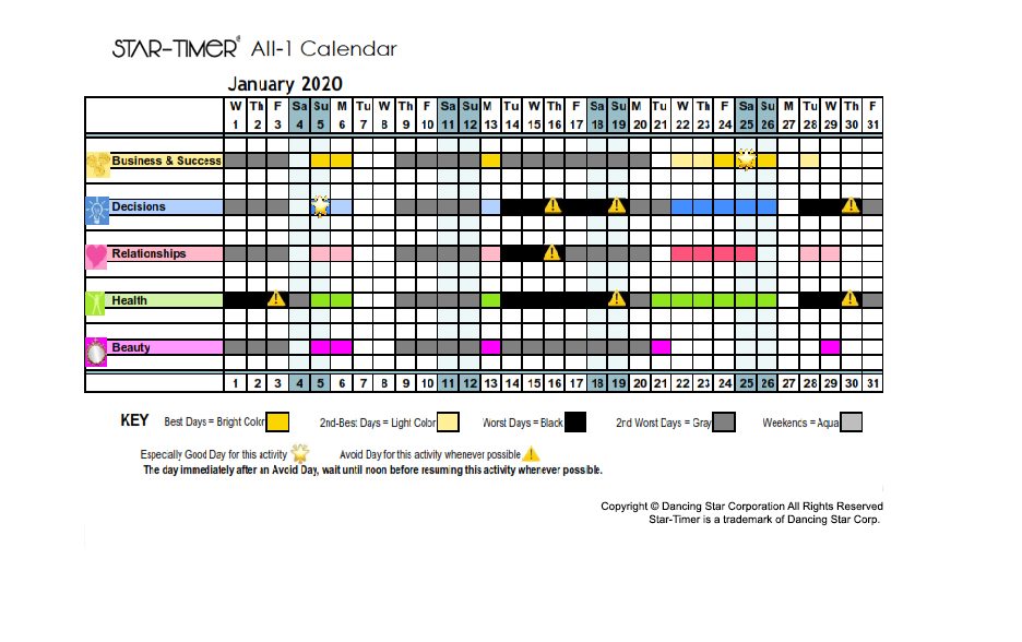 Personal Premium All-1 Calendar