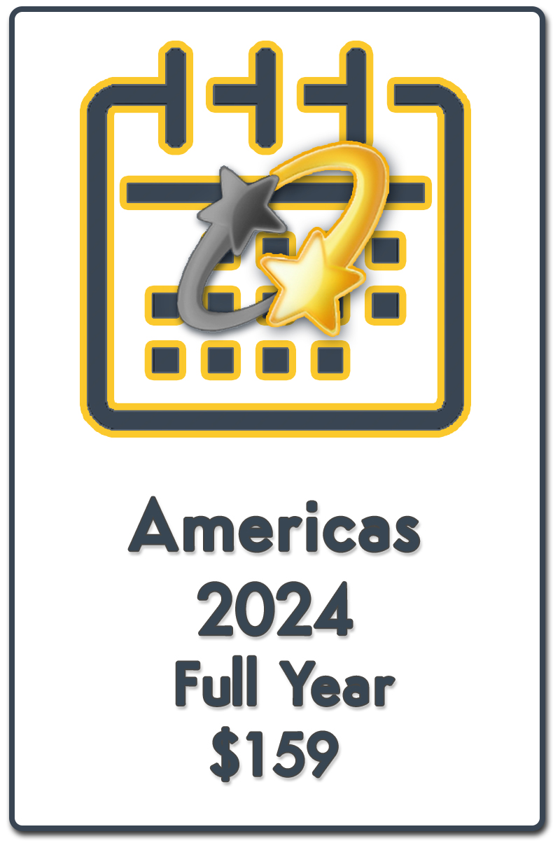 Best-Worst Days Calendar: Americas: 2024: Full Year