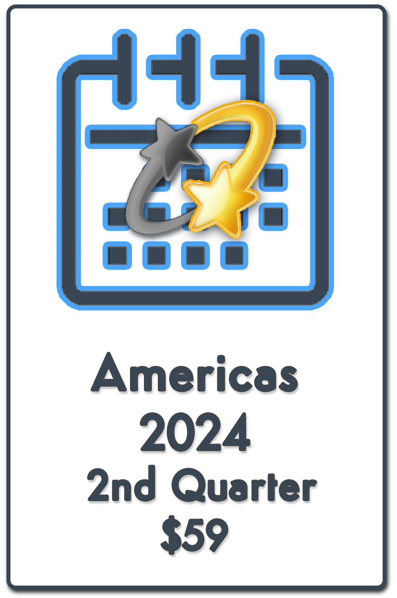 Best-Worst Days Calendar: Americas: 2024: 2nd Quarter