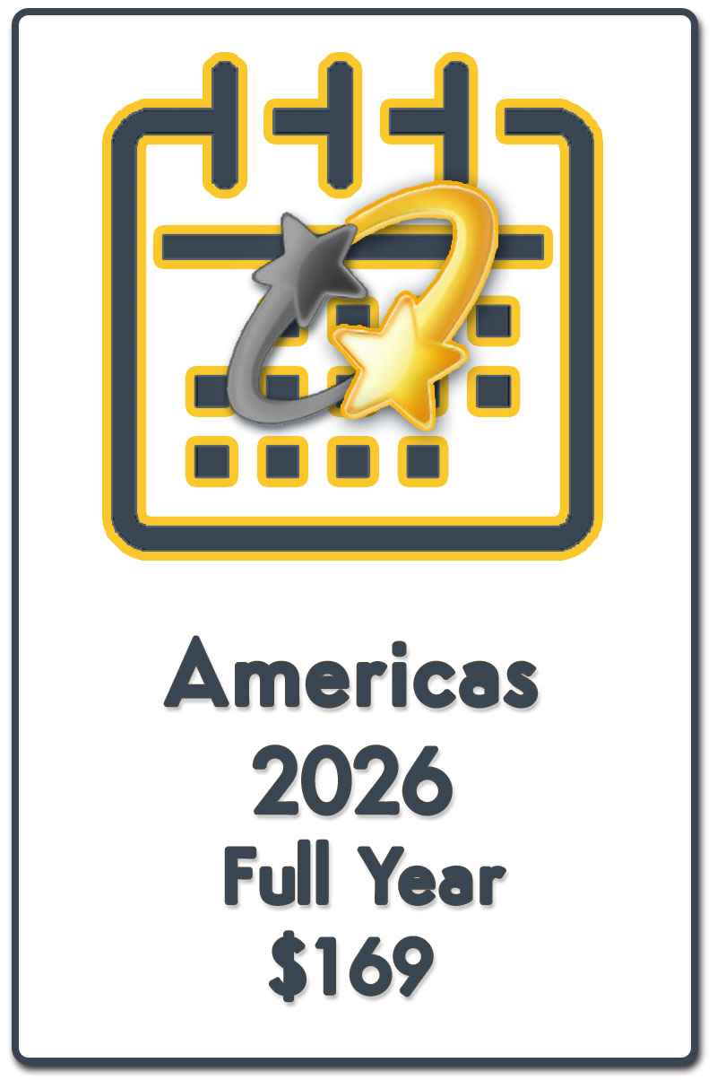 Best-Worst Days Calendar: Americas: 2026: Full Year