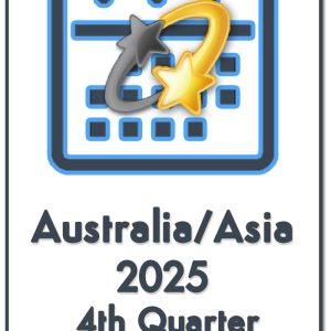 Best-Worst Days Calendar: Australia-Asia: 2025: 4th Quarter
