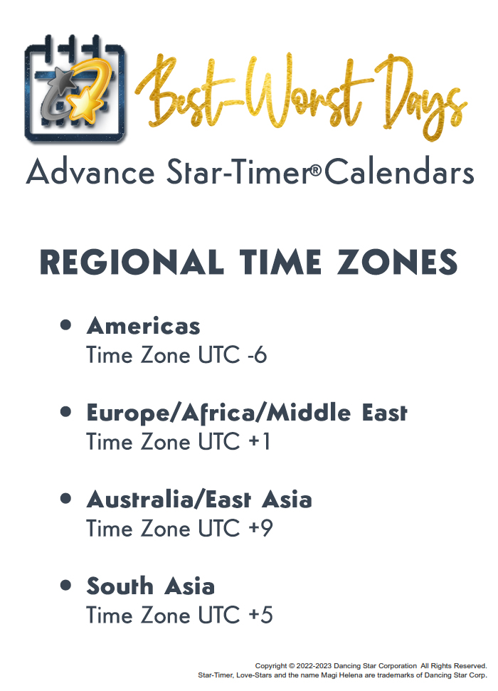 Best-Worst Days Calendar: Americas: 2023: 3rd Quarter - Image 5